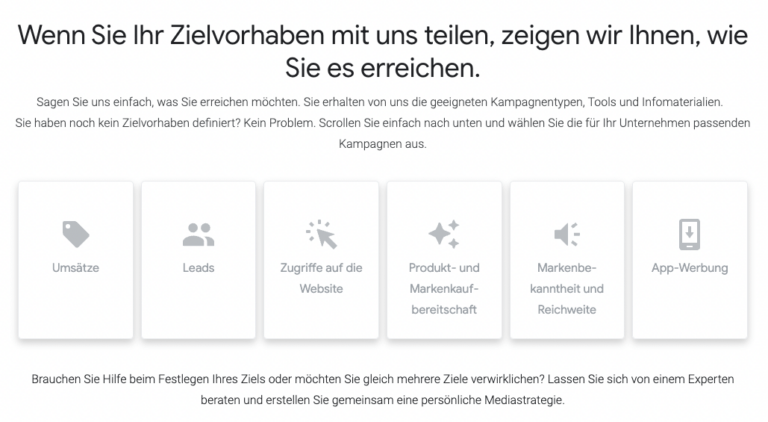 Google Ads Kampagnen Erstellen