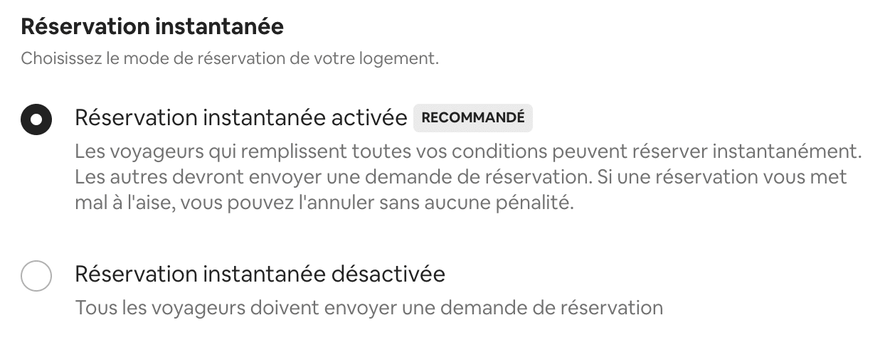 Airbnb Sur Demande Ou Reservation Instantanee